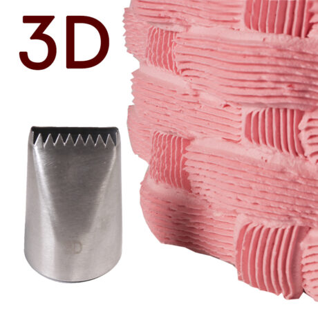 Насадка кондитерская № 3D, Китай