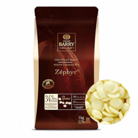 Шоколад белый БАРРИ Зефир 1 кг (ФАСУЕТСЯ) (ндс 22%)