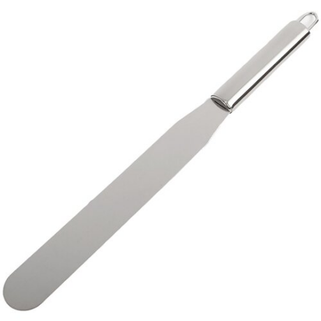 Лопатка-палетка с металлической ручкой, прямая, 32,5х3x1,8 см, рабочая часть 20 см (8") 2834531