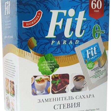 Фитпарад № 8, Заменитель сахара Стевия, 60 г (саше Омаг/32) 3853638